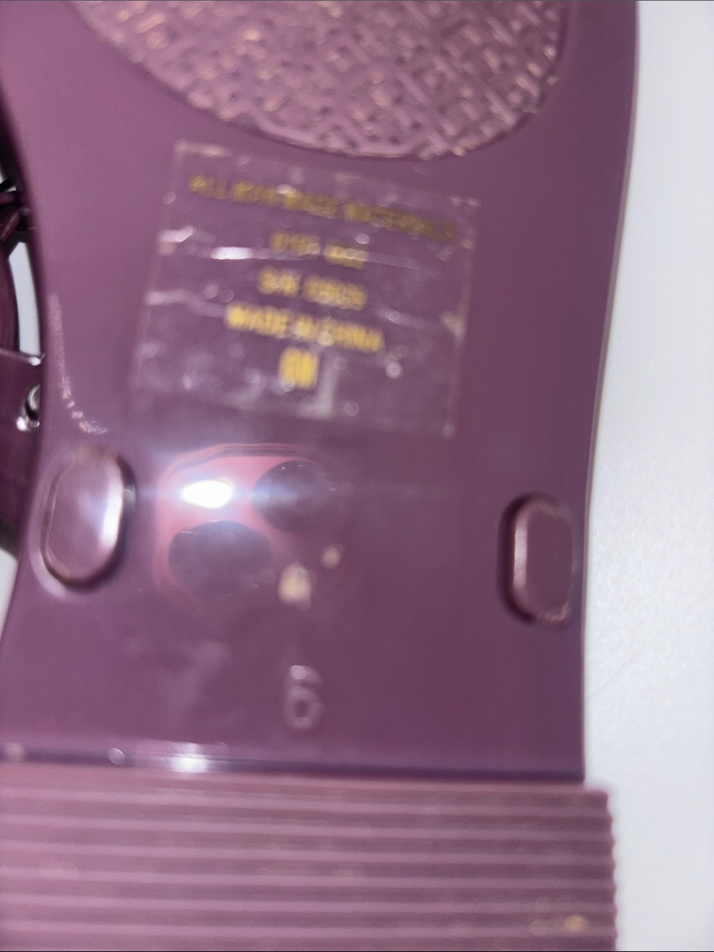 Tory Burch Jelly Thong Sandals in Plum - Picture 8 of 8